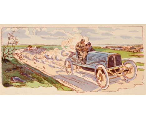 AFTER ERNEST MONTAUT (FRENCH, 1878-1909) The Circuit of the Ardennes Race, 1903, from '10 ans de courses, les marques victori