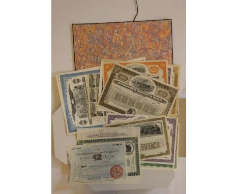 THE WHARFEDALE RAILWAY COMPANY CERTIFICATE OF A 15 SHARE and quantity of other shares, domestic and international (Est. plus 