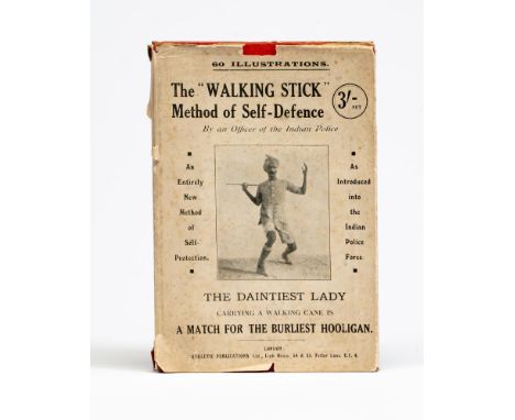 THE "WALKING STICK" METHOD OF SELF-DEFENCE, [Herbert Gordon Lang] [1926] Athletic Publications Ltd. Red cloth in a good jacke