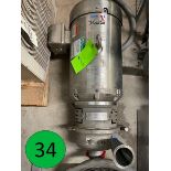 APV 20 HP Stainless Steel Pump; Model: 35/55; Serial: 1000002802358 with Inlet 3"/ Outlet 2 1/2" and