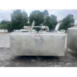 2-Compartment @ 600 Gal. Insulated Flavor Tank with Dual Agitation, 2" Outlet, Top Man Way, 8'7"