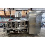 Evergreen CQ11 Filler, S/N 7098, Fills Quarts and Pints, Aprox. 16' Long x 6" Wide x 7'11" Tall,