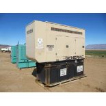 2005 Generac Model 48133 Standby Generator, 60KVA, Skid Mounted, Mitsubishi 4 Cylinder Diesel