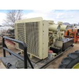 Ingersoll Rand Air Compressor Cat C15 Diesel Engine, S/N BEM04268, Skid Mounted, S/N 370335 Site