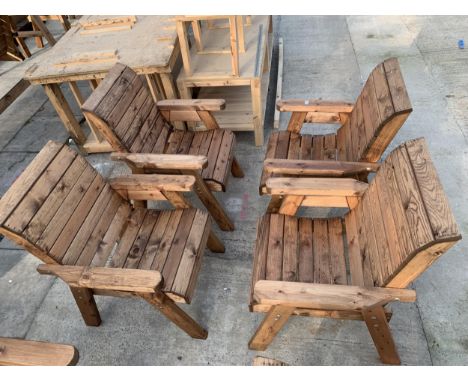 AN EX DISPLAY CHARLES TAYLOR SET OF FOUR CHAIRS  *PLEASE NOTE VAT TO BE CHARGED ON THIS ITEM* 