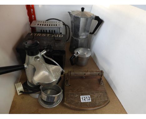 Vintage Music Toilet Roll Holder, First Aid Box etc 