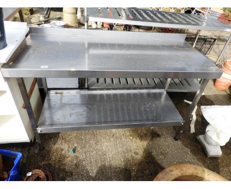 Commercial Stainless Steel Prep Table with Shelf under 