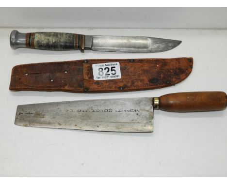 Knife in Scabbard and One Other 