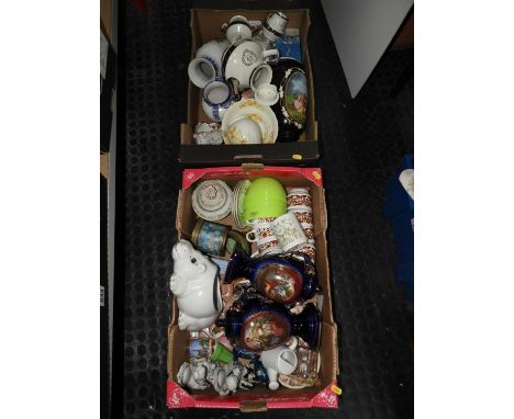 2x Boxes of Misc - Vases, Vintage Cups etc 