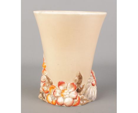 A Clarice Cliff Wilkinson Ltd vase, shape 675. Height 17cm.