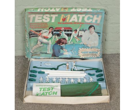 A vintage boxed Peter Pan Playthings cricket game "Test Match".