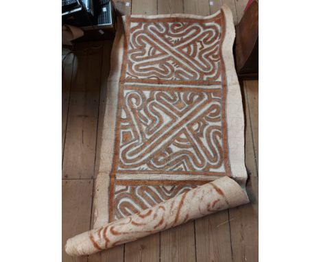 A decorative Tapa cloth from Papua New Guinea