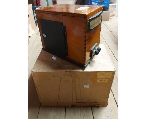 A vintage 1960's Galvanometer in original brown posting box