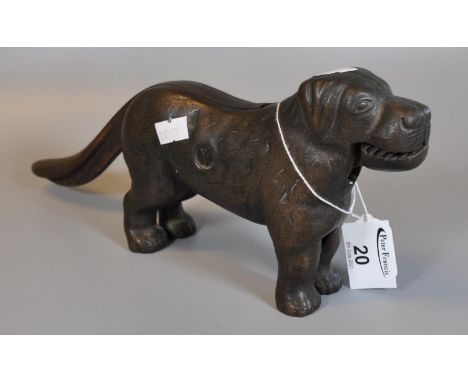 Novelty cast metal nutcracker in the form of a dog.(B.P. 21% + VAT) 