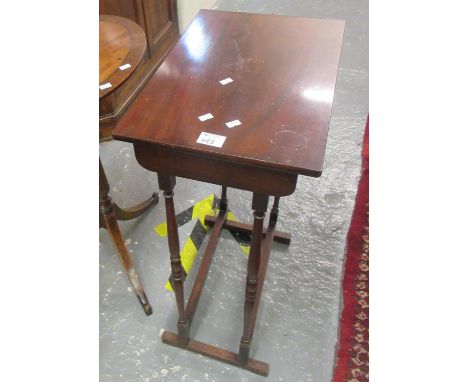 19th Century mahogany and mixed woods tripod wine table of oval form, together with another mahogany table. (2) (B.P. 21% + V