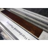 LOT OF HARDWOOD ENGINEERED FLOORING, color name - "Heritage", style name -"Santa Cruz Engineered