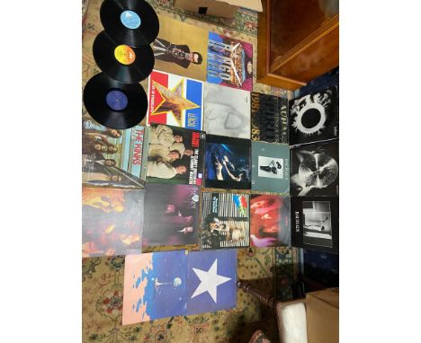 A Collection of LPs to include the Kinks, Elvis Costello, ELO, Stevie Nicks, The Cure, and a large collection of Bauhaus viny