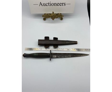The Wilkinson ??B2? Second Pattern Fairbairn Sykes dagger with sheath. 