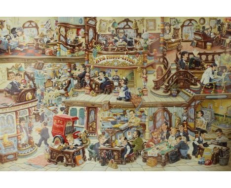 Charles 'Charlie' Shiels (1947-2012) - 'Work Force'Pencil signed print, 58x83cm, unframed    CONDITION REPORT:  Each rolled u