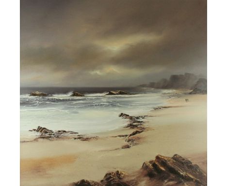 Philip Gray (Irish b.1959) - 'Timeless Shores' Limited edition print, hand embellished on board, number 20/195, 61x62cm, inse