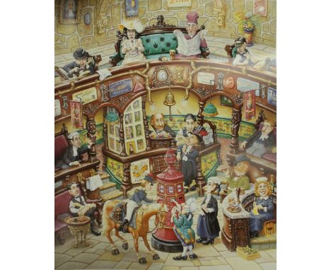 Charles 'Charlie' Shiels (1947-2012) - 'Court House'Pencil signed print, 63x51cm, unframed    CONDITION REPORT:  Each rolled 