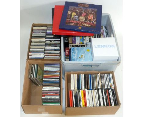 A Large Collection of CDs by & related to The BeatlesComprises of approx one hundred and eighty CDs includes The Beatles (Bla