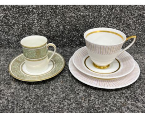 Royal Doulton and Royal Worcester tea and coffee sets.