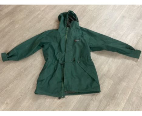 A vintage Berghaus green overcoat