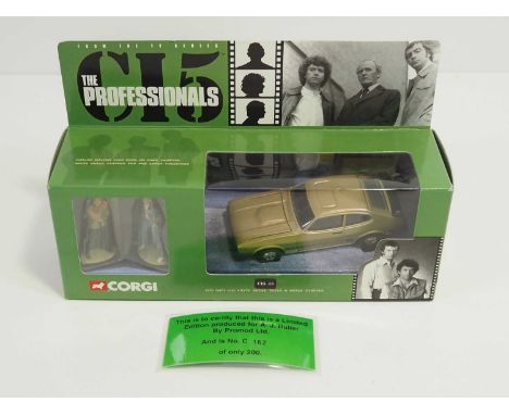 A CORGI 'The Professionals' C15 45 / based on #57401 limited edition Ford Capri/figure set, produced for AJ Buller by Promod,
