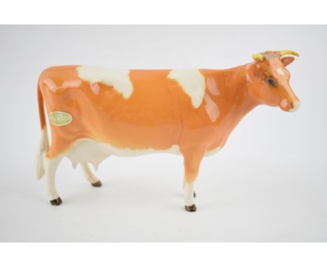 Beswick Guernsey Cow 1284A first version.  In good condition with no obvious damage or restoration.