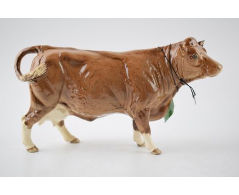 Beswick Limousin cow 3075B with BCC backstamp, in light brown colourway.  In good condition with no obvious damage or restora