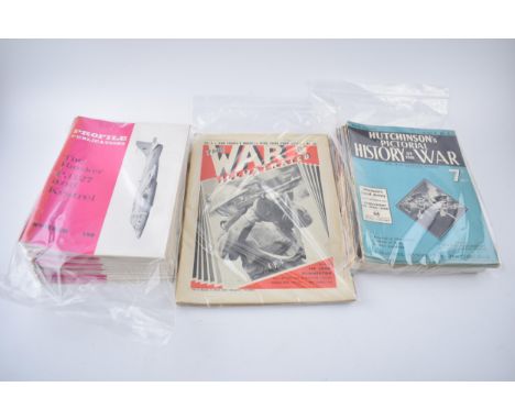 A quantity of mixed vintage magazines to include 'Profile Publications' military aircraft magazine(40), Hutchinson's Pictoria