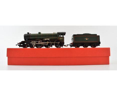 Boxed Hornby Model train R2038C Class B17 4-6-0 61651 'Derby County' in BR livery.  In boxed new old stock condition.