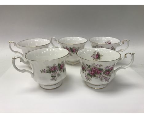 Royal Albert moss rose tea set.