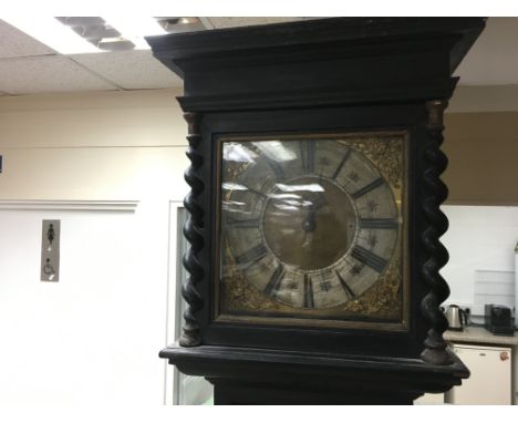 An Early 18th Century or late 17th Century English long case clock 30 hour going Maker James Drury London. Distinguished memb