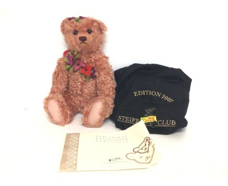 Steiff Club Bear 2007 Marianne Meisel Limited Edition in Bag, with certificate. Postage cat C