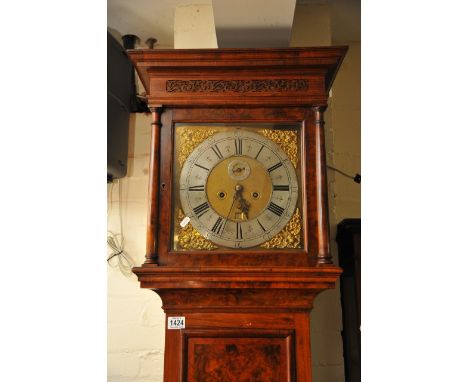 An 18th Century 8 day burr walnut long case clock