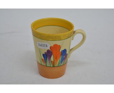 A Clarice Cliff  crocus pattern mug