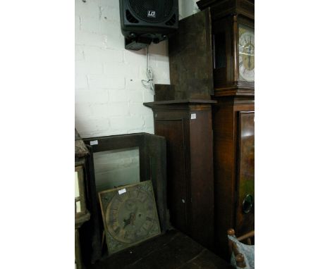 An 18th Century longcase clock for restoration, Edward Russell, approx height 202cm. 