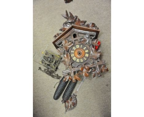 A black forest cuckoo clock, for restoration