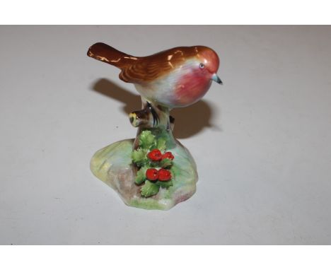 A Royal Adderley model of an English robin