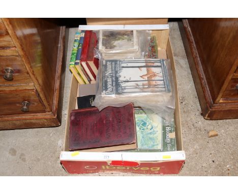 Two boxes of various vintage books and East Anglian magazines