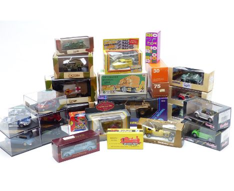 Twenty-five Corgi, Vitesse, Rio, Victoria, Solido, Rex Toys, Kovap, Budgie and similar diecast model vehicles including Only 