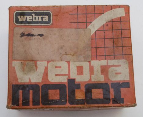 Webra 4-40 rotary valve four stroke model aircraft or similar petrol engine, height 9cm, in Webra box
