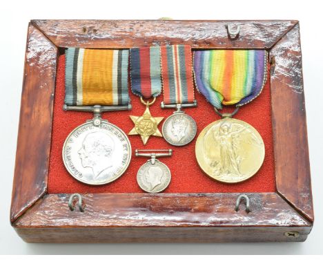 British Army WW1 medals comprising War Medal and Victory Medal named to 33670 Pte. W.E.Mole, King's Shropshire Light Infantry