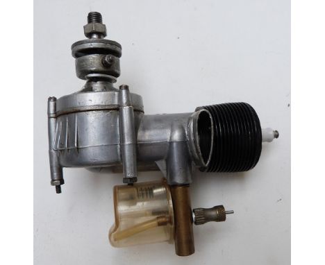 Vintage Ohlsson &amp; Rice spark ignition model aircraft petrol engine, height 12.5cm