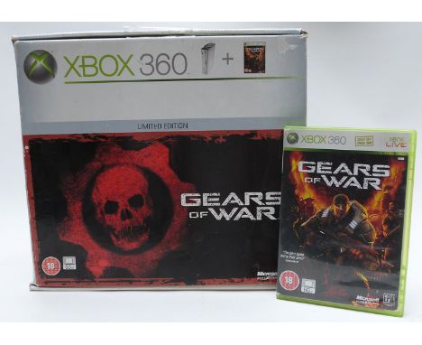 Microsoft Xbox 360 Gears of War limited edition video games console, in original box.&nbsp;