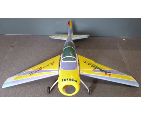 Yak 54 radio crontol model aircraft to suit petrol or similar engine, wingspan 180cm