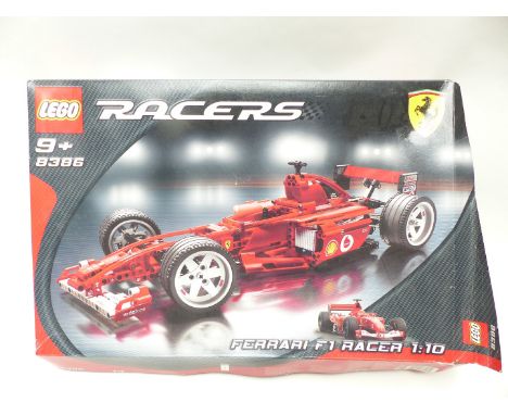 Lego Racers 1:10 scale Ferrari F1 Racer 8386 (2004), in original box.&nbsp;