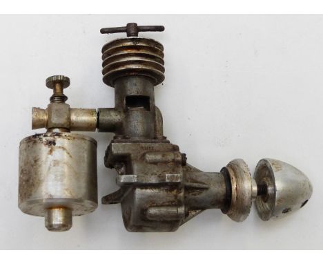 ED MkII vintage diesel compression ignition model aircraft engine number F367/8C, height 8.5cm